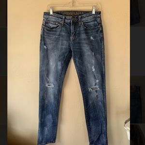 American eagle denim blue jeans